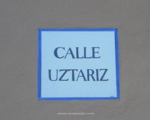 calle Uztáriz en Cádiz